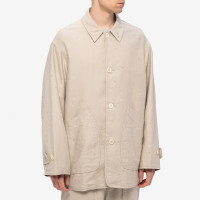 YOKE Painted BIG Coverall Jacket FOG WHITE