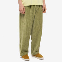 YOKE Easy Wide Pants OLIVE YELLOW