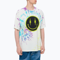 PHIPPS Oversized Smiley T TIE DYE