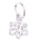 Perks And Mini Outline Gestures Earring Silver SILVER