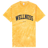 Sporty & Rich Wellness IVY TIE DYE T Shirt Laguna/Navy