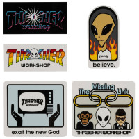 Thrasher Thrasher X AWS 5 Sticker Pack ASSORTED