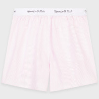 Sporty & Rich Boxer Short ROSE/WHITE