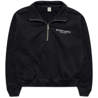 Sporty & Rich Made IN California Quarter ZIP BLACK