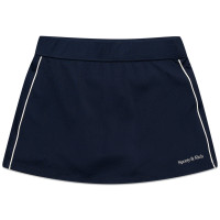 Sporty & Rich NEW Serif Court Skirt NAVY