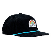 Airblaster Ninja Rainbow Corduroy CAP BLACK