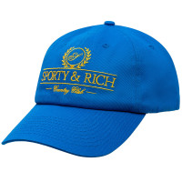 Sporty & Rich S Club HAT ROYAL BLUE/GOLD