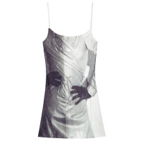 ELLISS Silk Scrunch Mini Dress PRINT MULTI