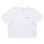 Sporty & Rich Disco Terry Cropped TEE White/Cerise