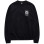 Sporty & Rich Hotel Crewneck BLACK/WHITE