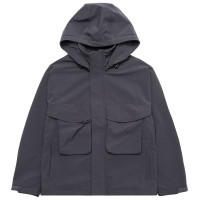 Pop Trading Company Shell Jacket Charcoal