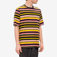 Pop Trading Company Striped Pocket T-shirt BLACK/MULTI