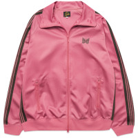 NEEDLES Track Jacket - Poly Smooth SMOKE PINK