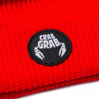 Crab Grab Circle Patch Beanie RED