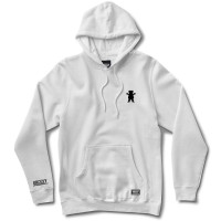 Grizzly OG Bear Embroidered Hoody WHITE/BLACK