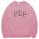 Pop Trading Company Arch Knitted Crewneck MESA ROSE/FIRED BRICK