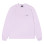 Stussy Pig. Dyed Inside OUT LS Crew Lilac