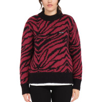 Volcom Zebra Sweater WINE