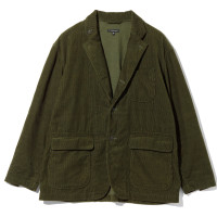 Engineered Garments Loiter Jacket Olive Cotton 8W Corduroy