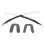 Oakley Jawbreaker Sock Kit MATTE WHITE/BLACK