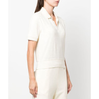 Sporty & Rich SRC SS Terry Polo Milk/Washed Hydrangea