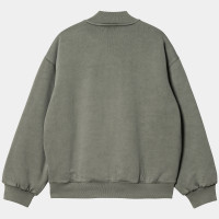 Carhartt WIP Vista Sweat Bomber SMOKE GREEN (GARMENT DYED)