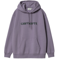 Carhartt WIP W' Hooded Carhartt Sweatshirt GLASSY PURPLE / DISCOVERY GREEN