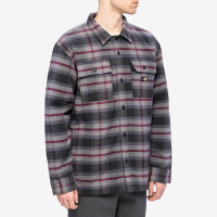 Dickies Moulton Shirt Jacket Black/Wine/Grey Plaid
