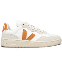 VEJA V-90 Leather WHITE UMBER