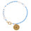 Sporty & Rich Srhwc Beads Bracelet BLUE