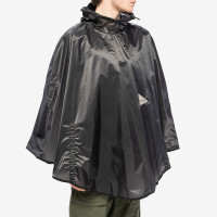 And Wander SIL Poncho Charcoal