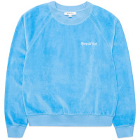 Sporty & Rich Italic Logo Raglan Sweater Capri/Navy