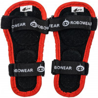 Robowear BOY Elbow Guards BIANCO/ROSSO