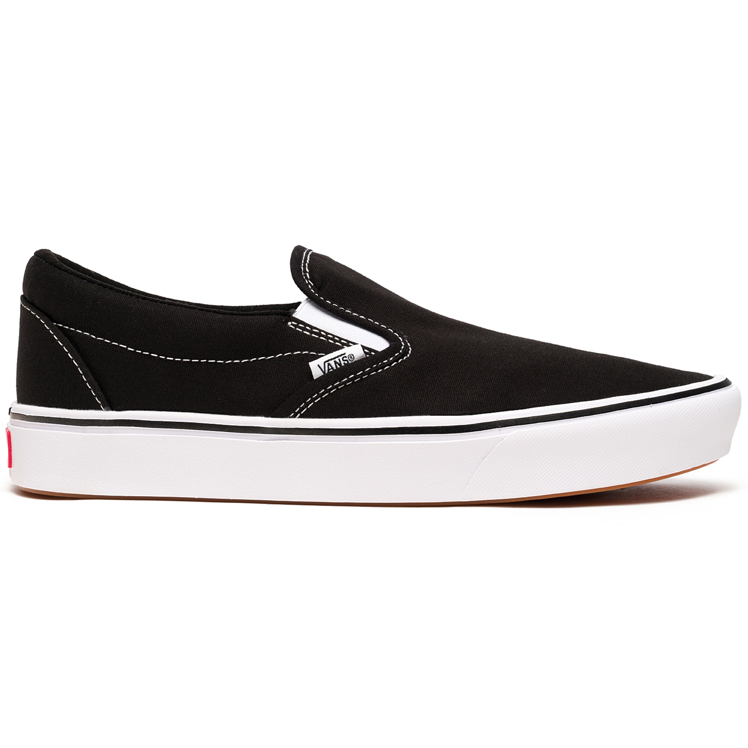 vans slip on comfycush black